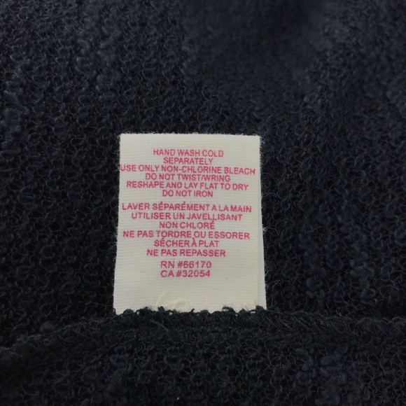 Free People Black Knit Fringe Short Sleeve Top - Picture 7 of 7